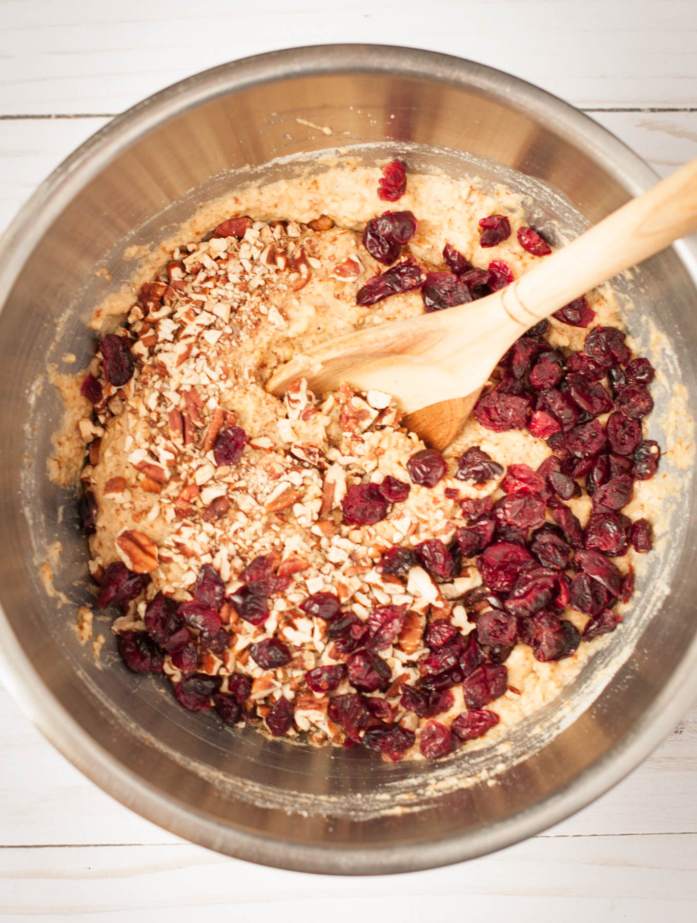 Gluten Free Cranberry Cardamon Scones Batter