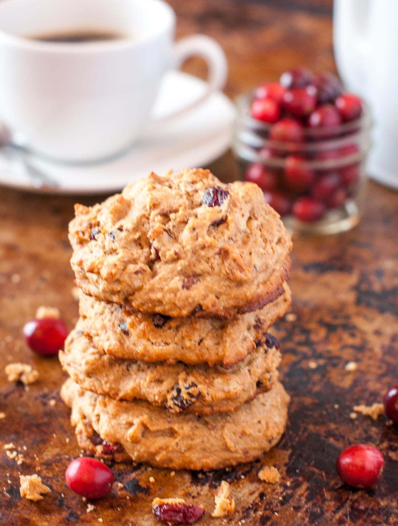 Gluten Free Cranberry Cardamon Scones