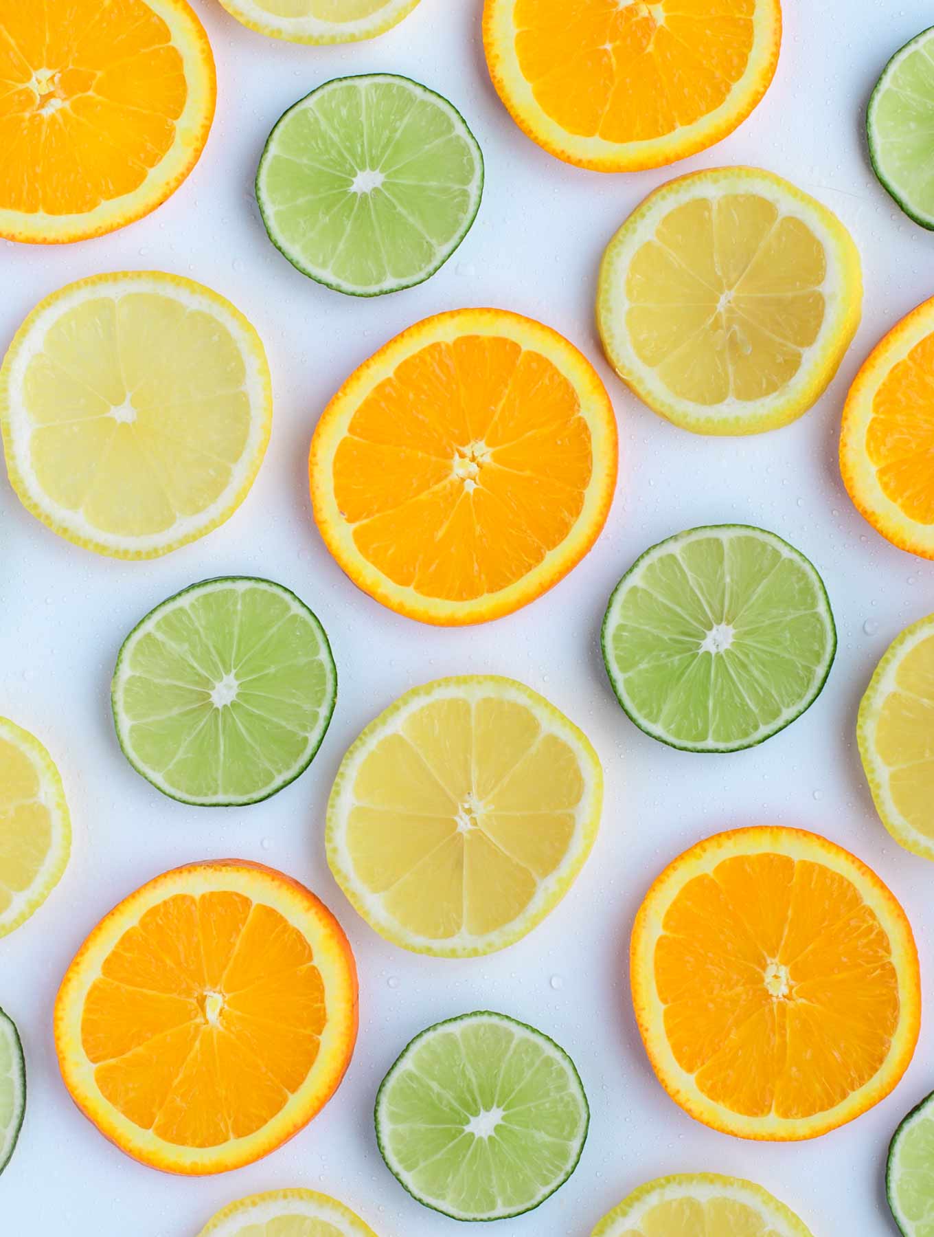 Lemon lime orange slices