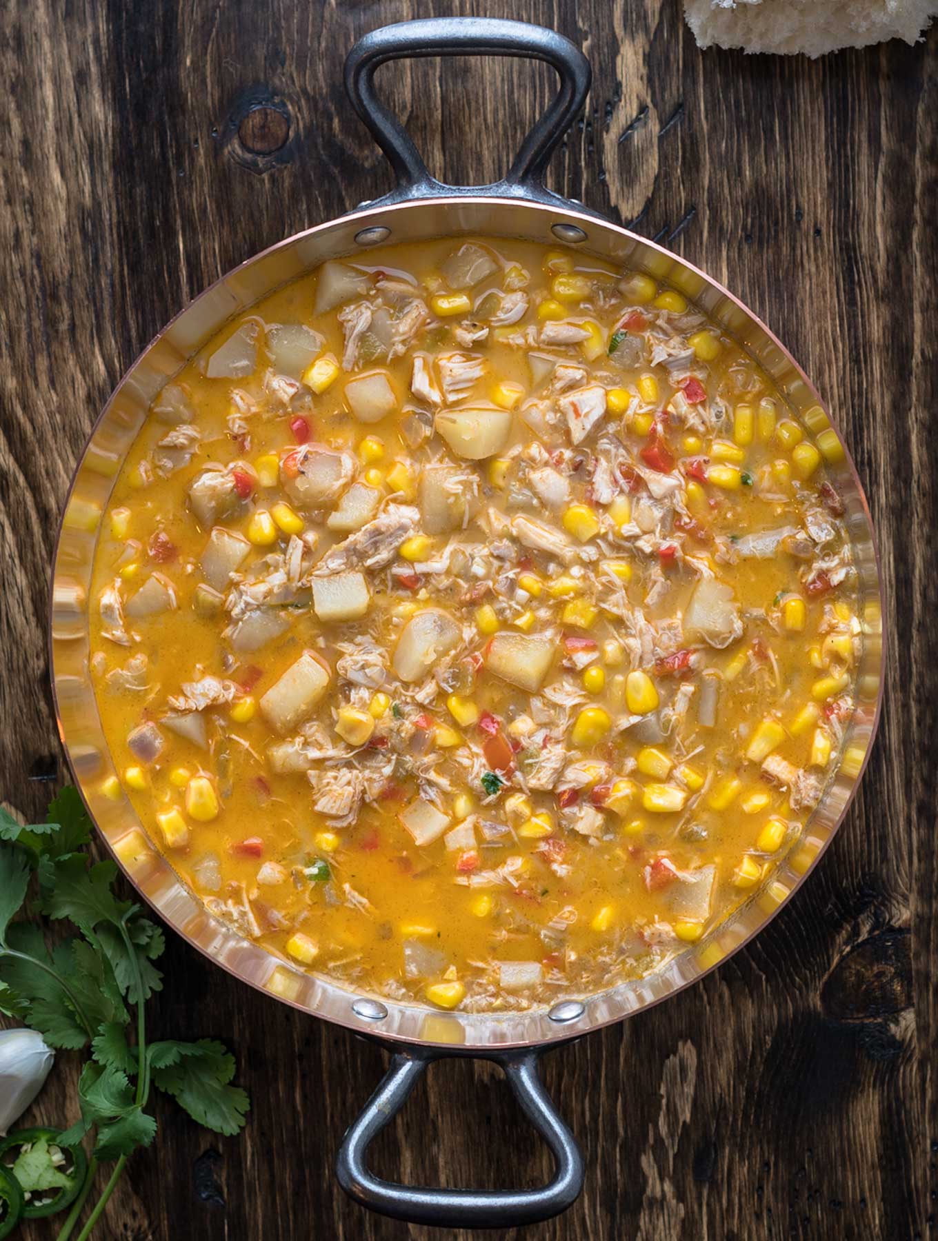 Pot of Southwest Corn Chowder