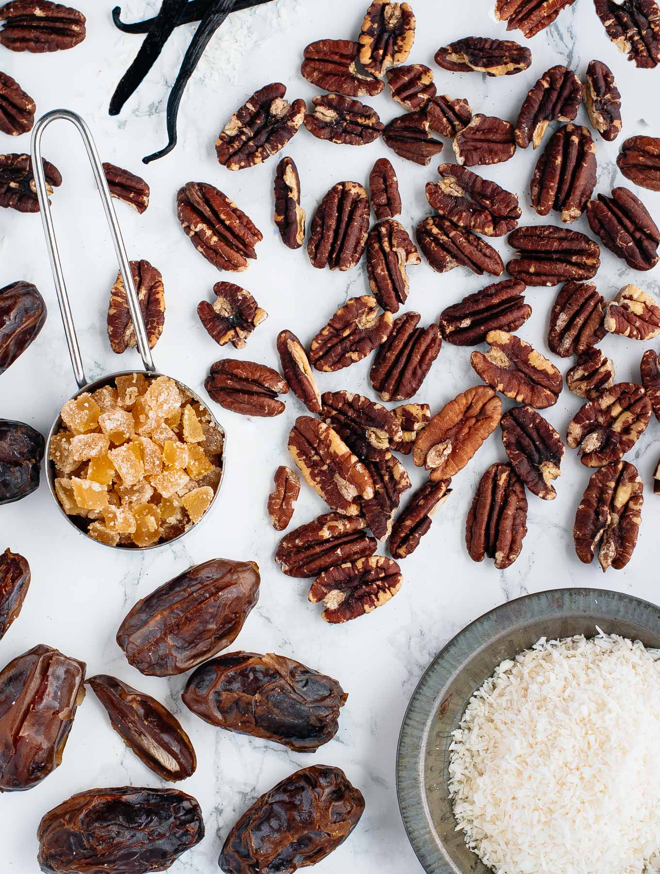 Ingredients for Candied Ginger Crust