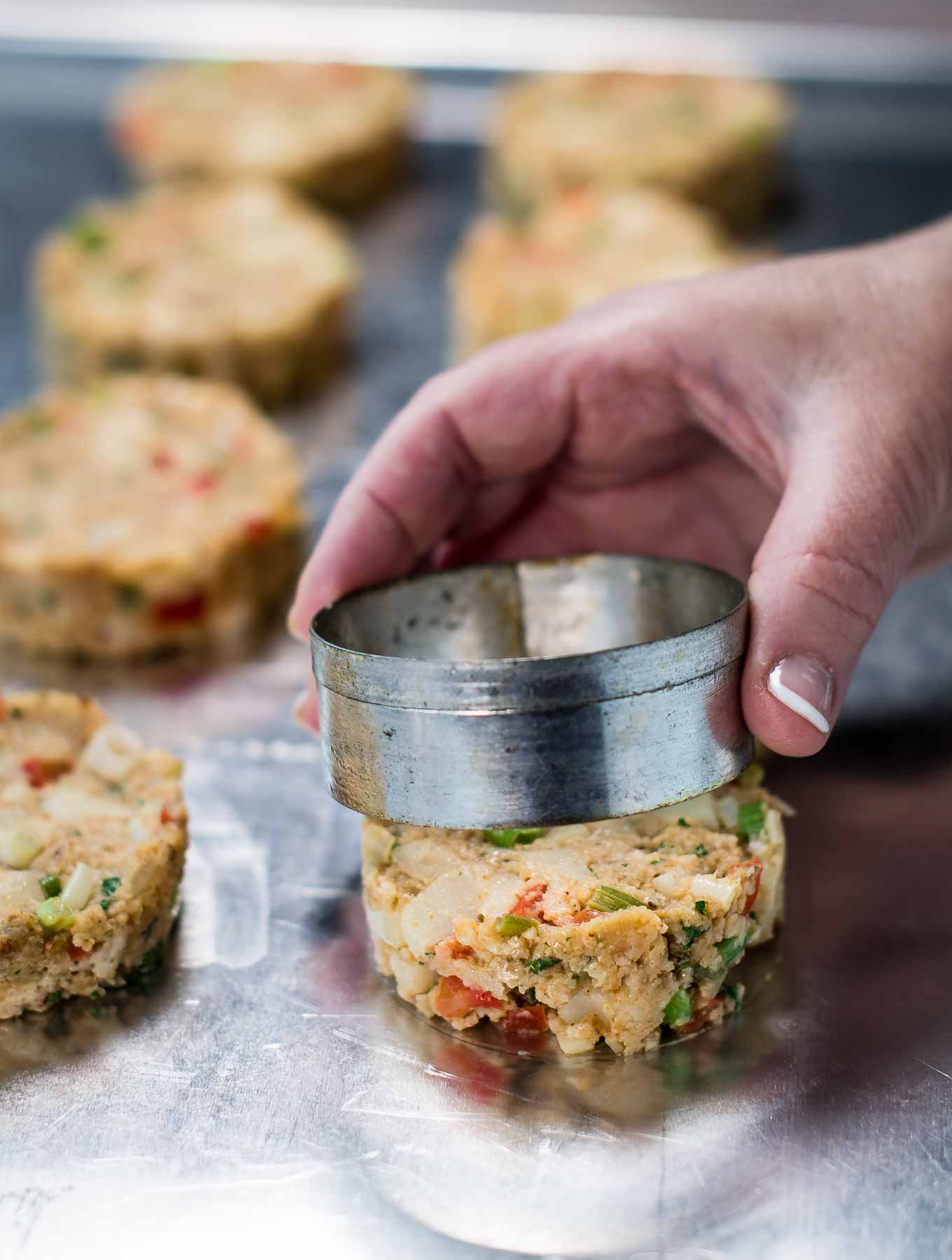 Removing ring from Faux Crab Cake