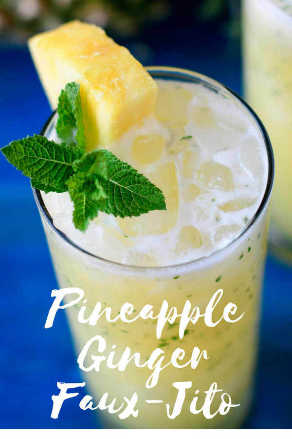 Pineapple Ginger Faux-Jito