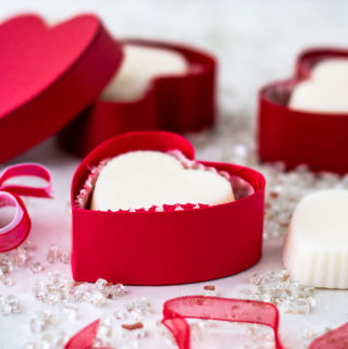 Heart shaped lotion bars