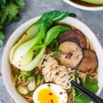 Bowl of instant pot ramen