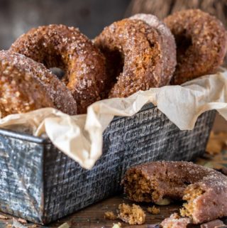 tin full of cardamom donuts