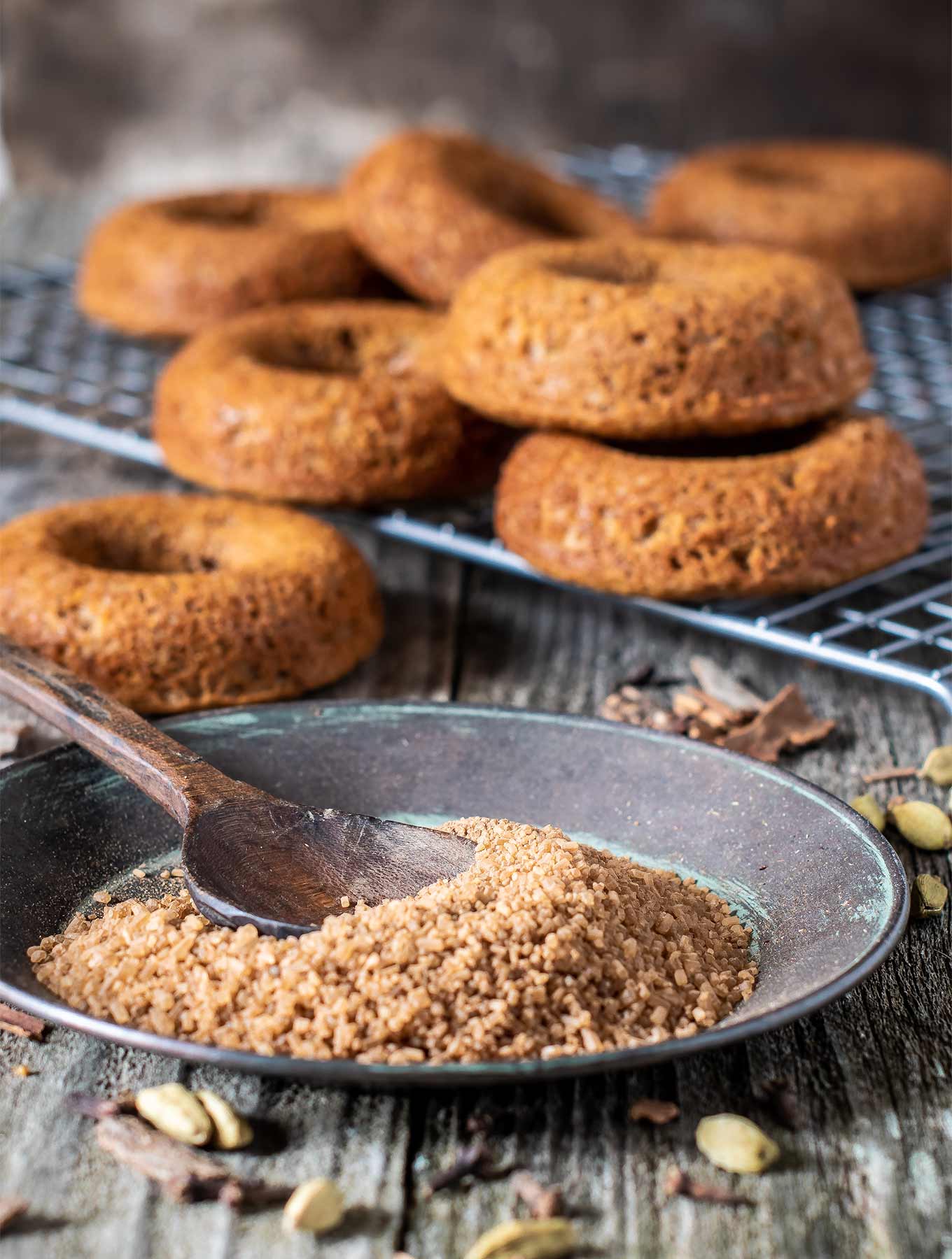 Baked Coconut-Cardamom Doughnuts Recipe